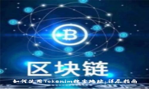 如何使用Tokenim搜索地址：详尽指南